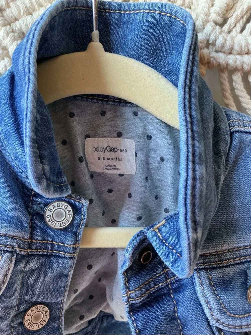 BABY GAP Kids Blue Denim Jacket NWOT